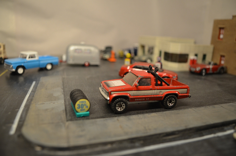 Illustration for article titled Wrong side of the tracks Diorama in place